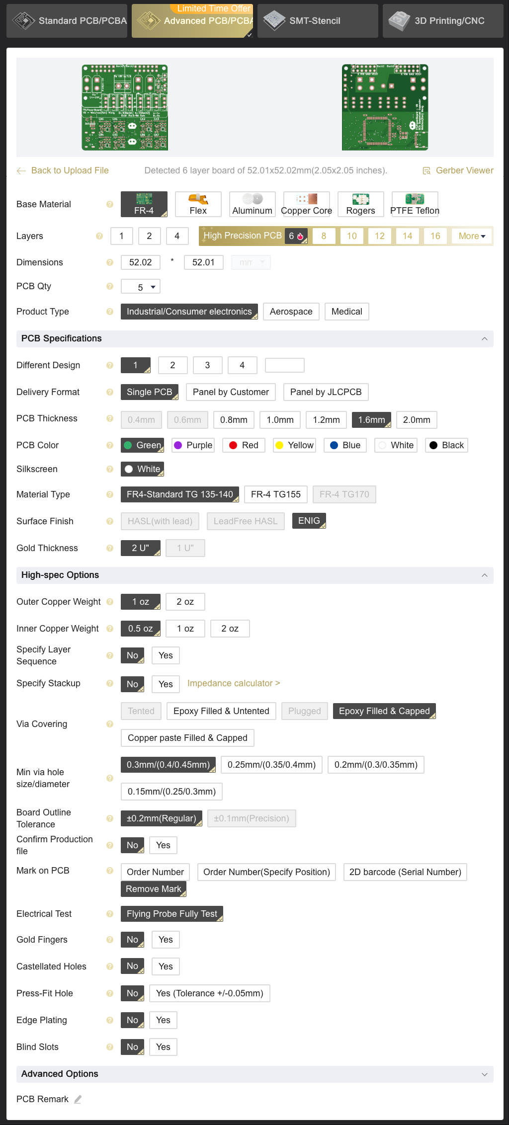 PCB Order