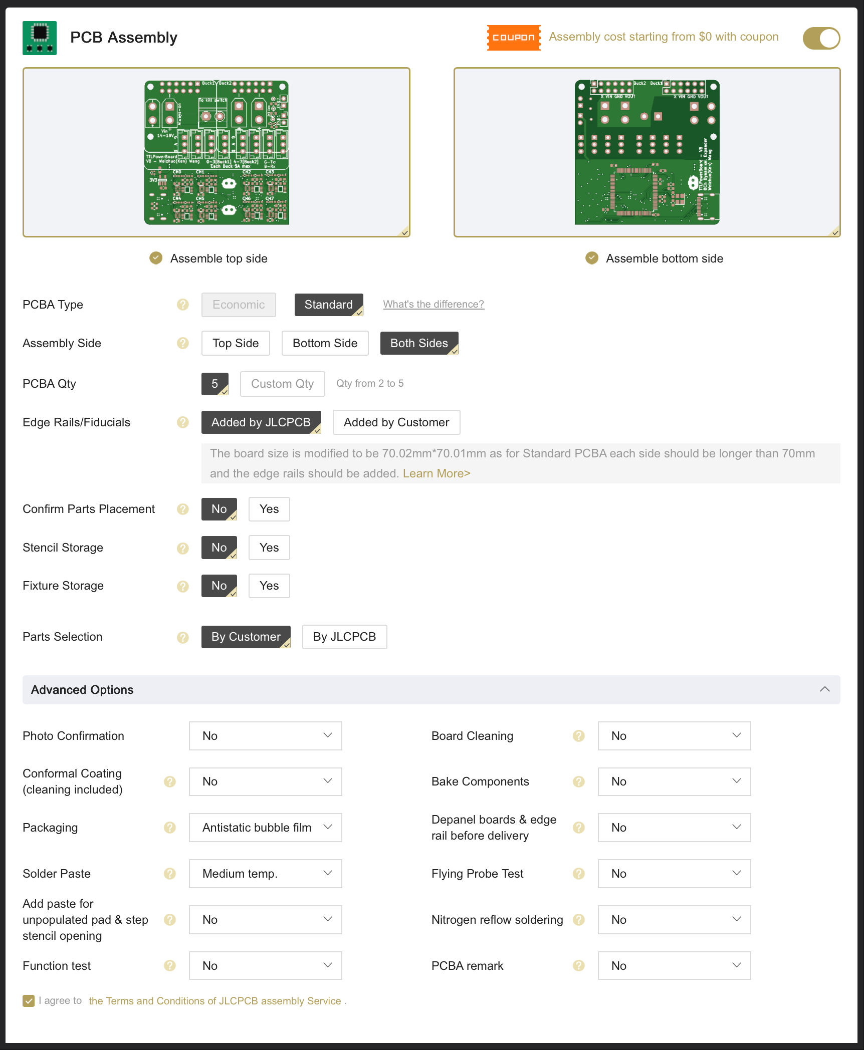 PCB Order